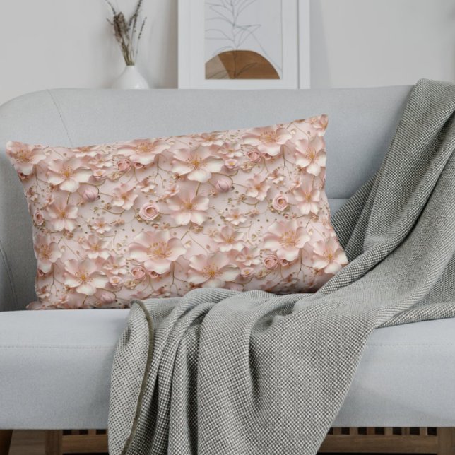 Weich rosa Pastell floral Kissenbezug (Von Creator hochgeladen)