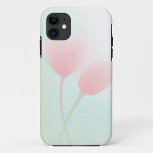 Weich rosa Pastell Tulips Hochzeit Case-Mate iPhone Hülle