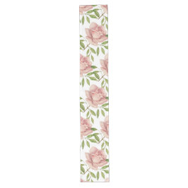 Weich rosa Rose Großer Tischläufer