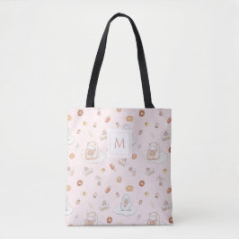 Weich rosa Schafe Pinguin Süßigkeiten Träume Monog Tasche