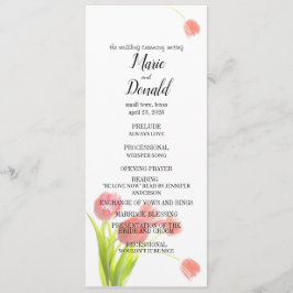 Weich rosa Tulissen Programm