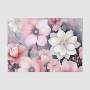 Weich rosa und grau seidenpapier