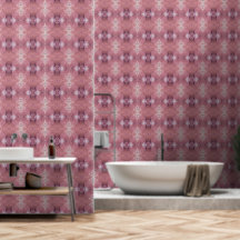 Weich rosa und lila abstraktes M-Formatmuster
