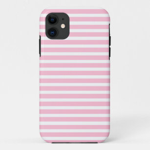 Weich rosa und Weiß Stripes iPhone Kasten Case-Mate iPhone Hülle