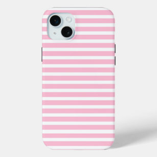 Weich rosa und Weiß Stripes iPhone Kasten Case-Mate iPhone Hülle