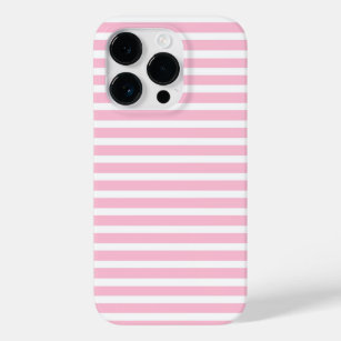 Weich rosa und Weiß Stripes iPhone Kasten Case-Mate iPhone 14 Pro Hülle