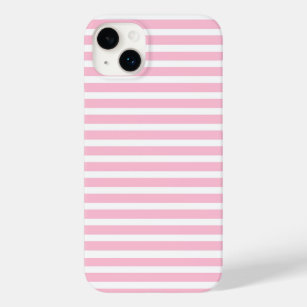 Weich rosa und Weiß Stripes iPhone Kasten Case-Mate iPhone 14 Plus Hülle