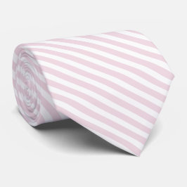 Weich rosa und weiße Diagonalstreifen an der Decke Krawatte