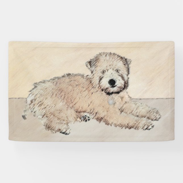 Weich überzogene Drahtgitter Terrier Malerei Origi Banner (Horizontal)