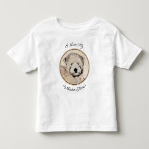 Weich überzogene Drahtgitter Terrier Malerei Origi Kleinkind T-shirt