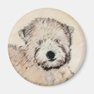 Weich überzogene Drahtgitter Terrier Malerei Origi Magnet