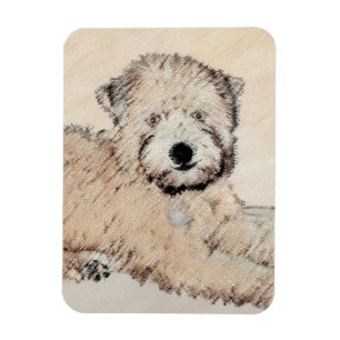Weich überzogene Drahtgitter Terrier Malerei Origi Magnet