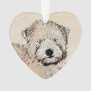 Weich überzogene Rad-Terrier-Welpe-Malerei Hunde K Ornament
