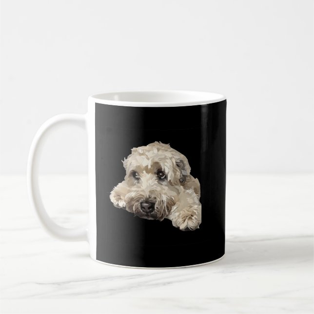 Weich überzogene Radterrier Kaffeetasse (Links)