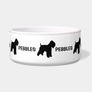 Weich überzogene Silhouette Terrier Dog Bowl Napf