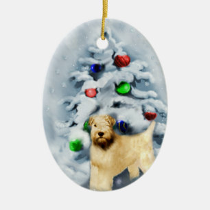 Weich überzogene Wheaten Keramik Ornament
