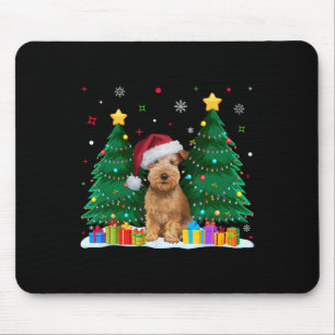 Weich überzogener Hund Terrier Hund Lover Weihnach Mousepad