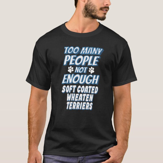 Weich überzogener Hund Terrier Rasse Antisozial T-Shirt (Vorderseite)