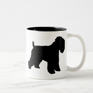 Weich überzogener Wheaten Terrier-Gang Zweifarbige Tasse