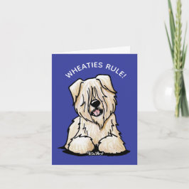 Weich überzogenes Wheaten Terrier Karte