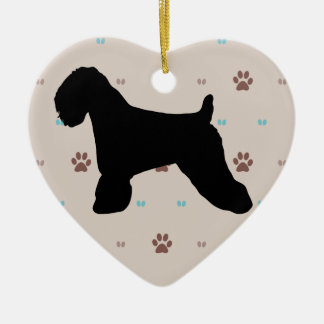 Weich überzogenes Wheaten Terrier Keramikornament