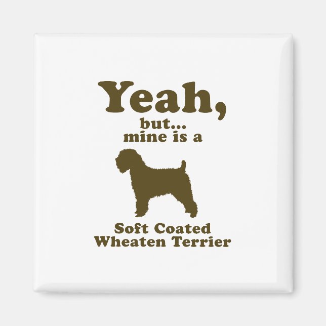 Weich überzogenes Wheaten Terrier Magnet (Vorne)