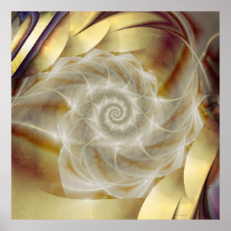 weich und goldgelb poster