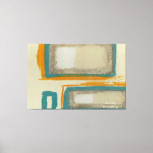 Weich und kühl Rothko Inspiriert Abstrakt signier Leinwanddruck