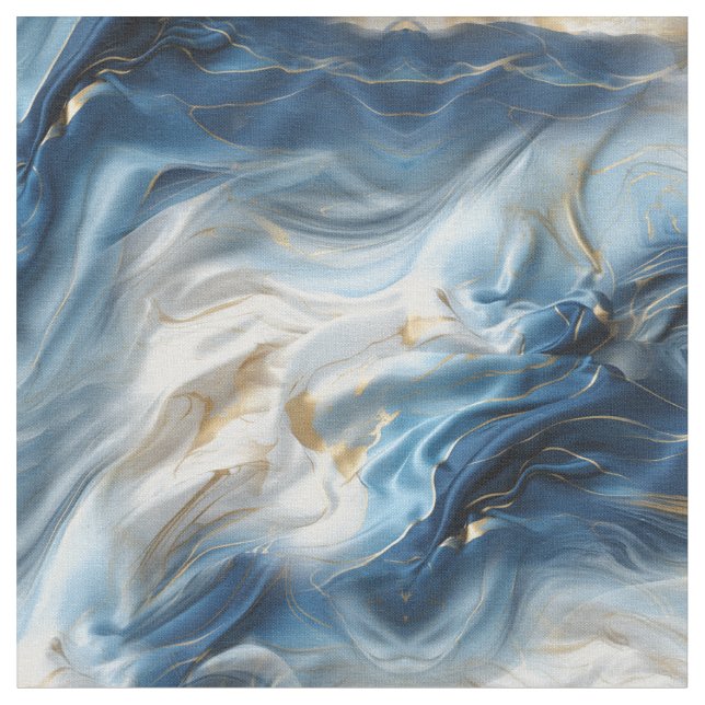 Weich weißer Marmor mit Gold Stoff (Nahaufnahme)