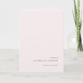 Weich zartes Blassrot Einfache Elegante Rose Rosa Ankündigung