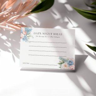 WEICHBLAU PINK BLUME BRAUTPARTY DATUM NACHT EINLADUNG
