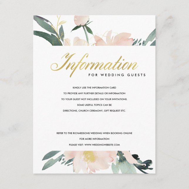 WEICHBLAUSWASSERFARBENINFORMATIONEN BEGLEITKARTE (Vorderseite)