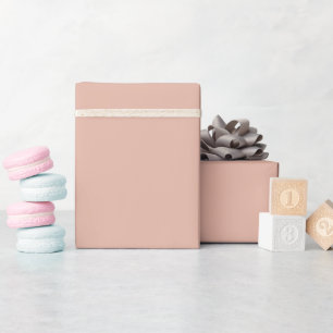 Weiche Aprikosen-Rosen-Festfarbe Geschenkpapier