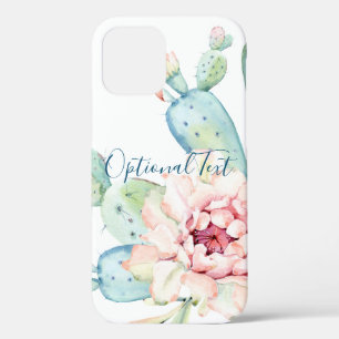 Weiche Aquarellpastellfarben blühende Kakteen Case-Mate iPhone Hülle
