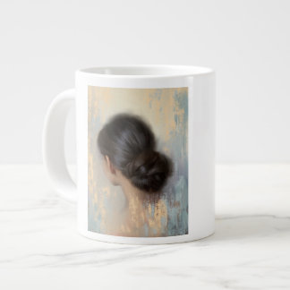 Weiche Ästhetik Frau Haar-Bun Jumbo-Tasse