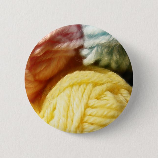 Weiche Bälle des Garns Button (Vorderseite)