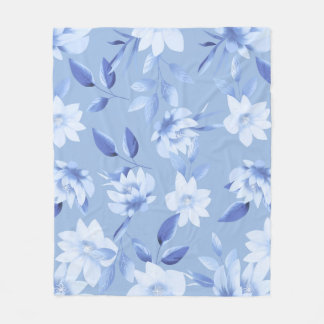 Weiche Beige-Blumen-Wurfdecke für Sofa und Bett Fleecedecke