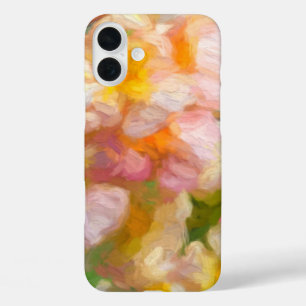 Weiche Blume Abstrakt gestrichen iPhone 16 Plus Hülle