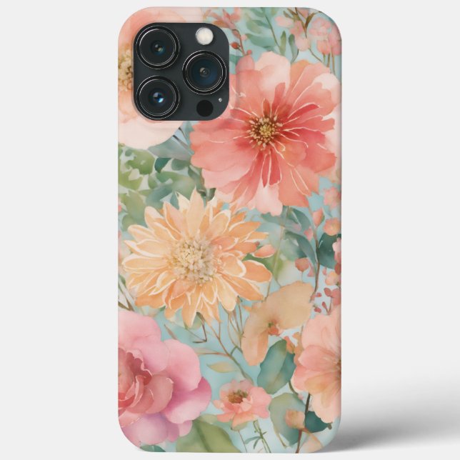 weiche Blume Case-Mate iPhone Hülle (Rückseite)