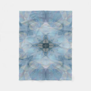 Weiche Blumen Fleecedecke