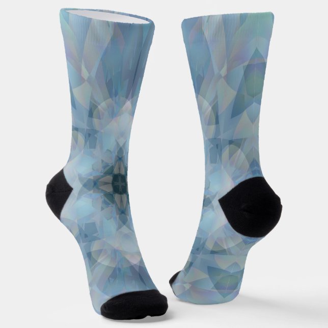 Weiche Blumen Socken (Gewinkelt)