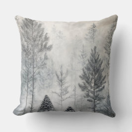 Weiche Blush Winter Wonderland Kissen