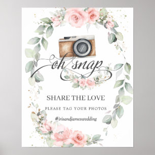 Weiche Blütenblume Teilen Sie die Liebe auf Ihren  Poster