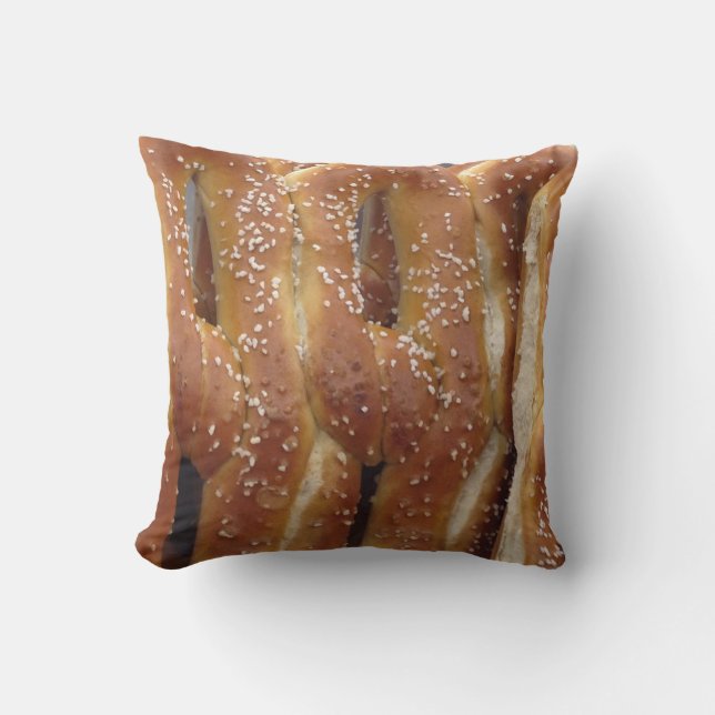 Weiche Brezel-Kissen Philadelphias Kissen (Vorderseite)