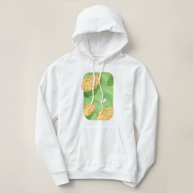 weiche Brotwolken Hoodie (Design vorne)