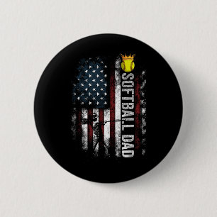 Weiche Dad uns Flagge Geschenke für Dad Männer Pat Button