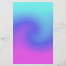 Weiche Farben Pastellfarben Swirl Pink Lila Aqua T Briefpapier