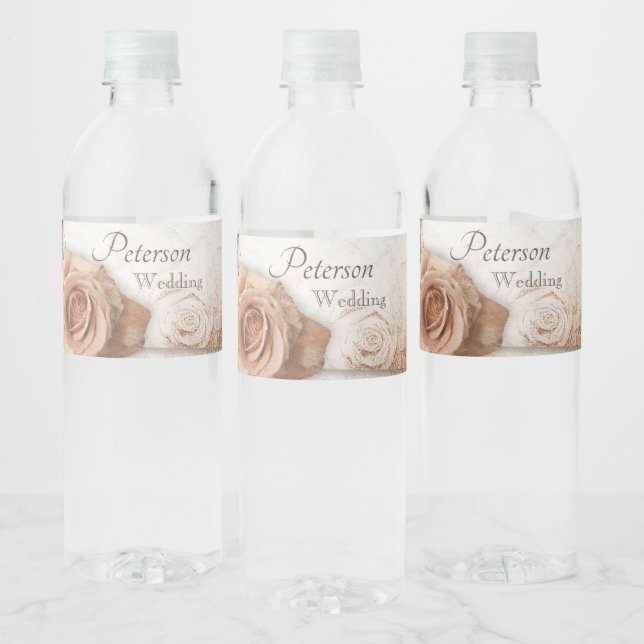Weiche farbige Rose Hochzeit (Flaschen)