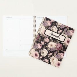 Weiche feminine Blumenmuster winzige Blume Planer