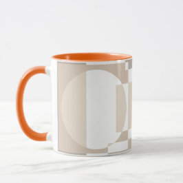 Weiche geometrische Blöcke – einfach und elegant Tasse